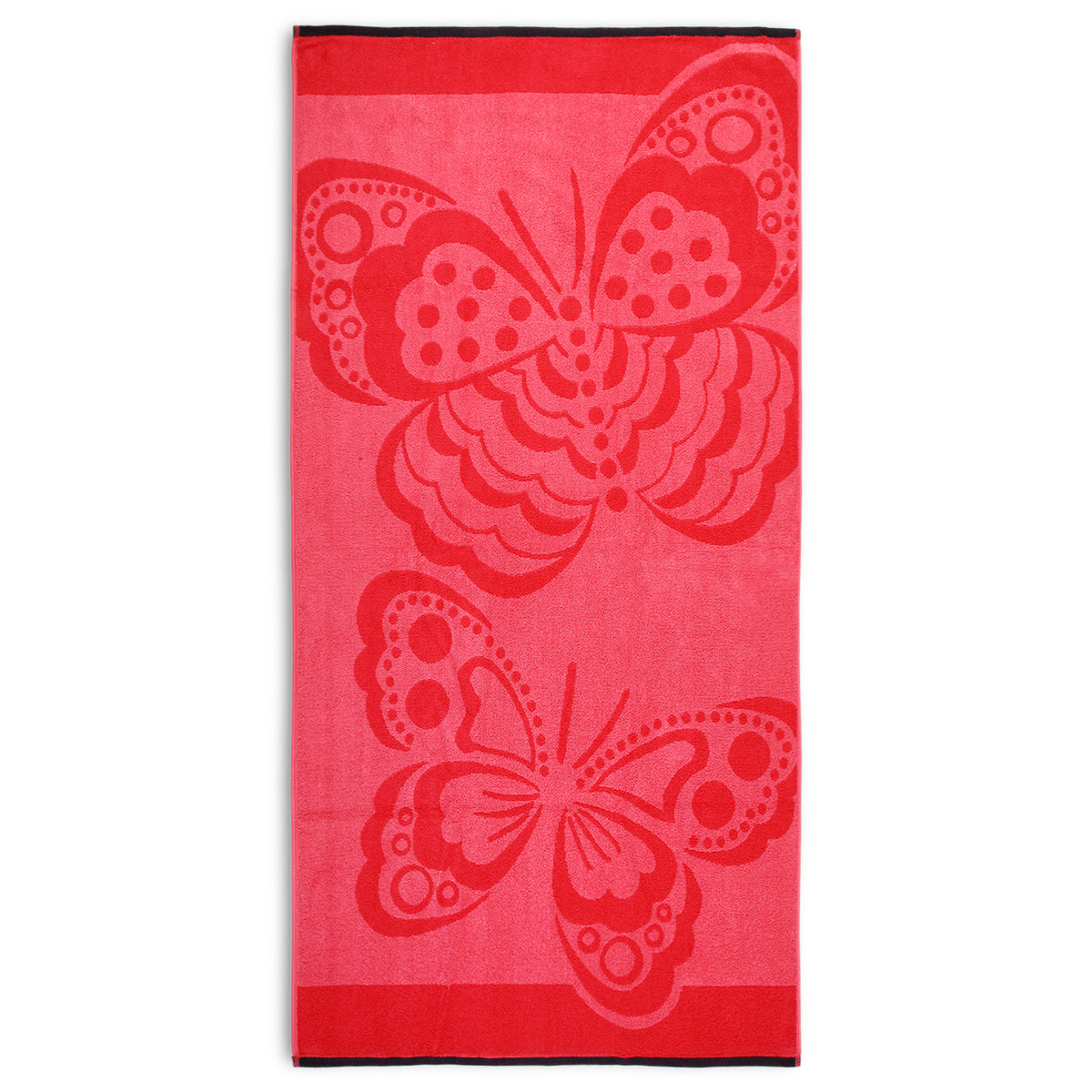 Pink Butterfly Towel bonheurkids