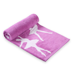 Purple Ballerina Towel