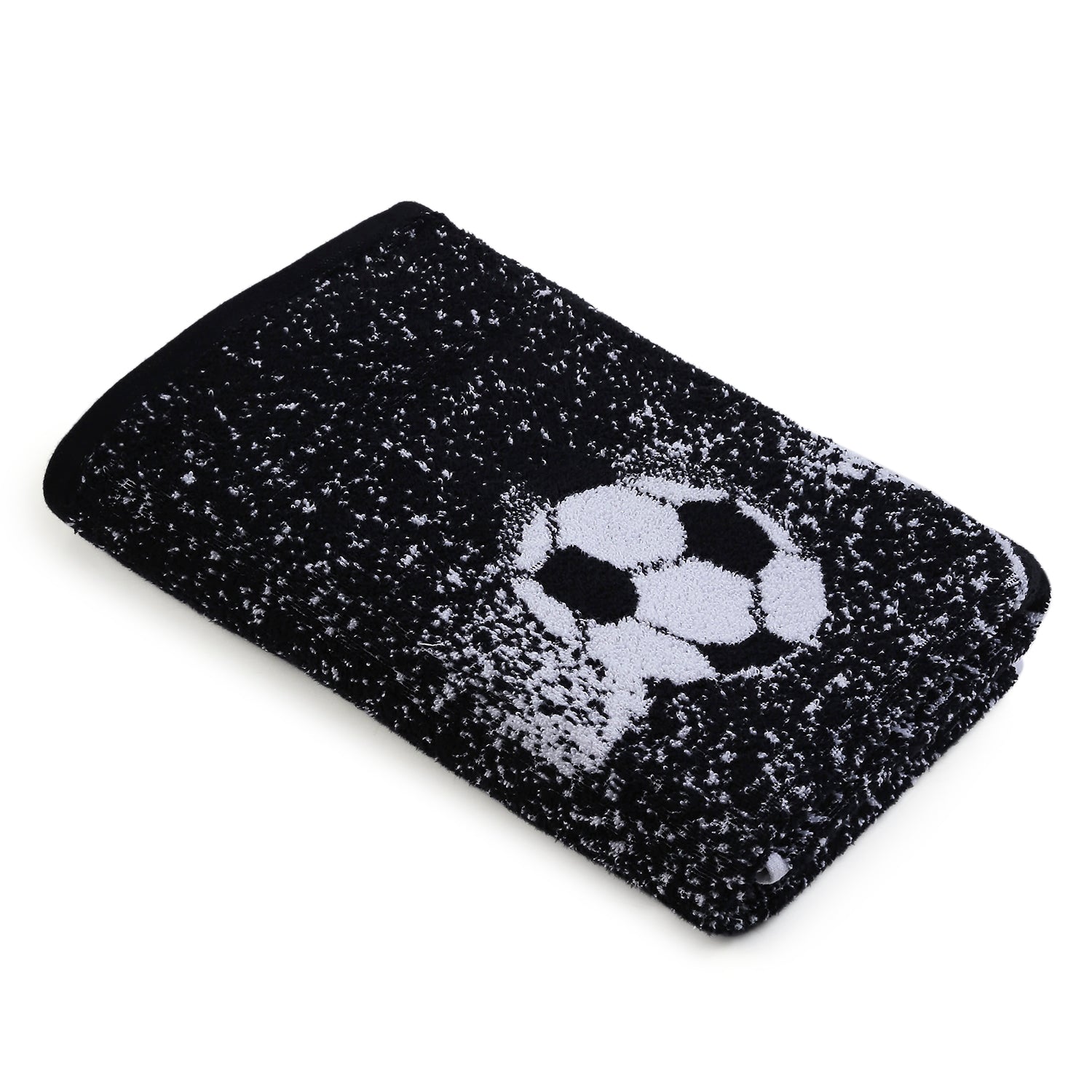 Black & White Football Towel