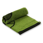Load image into Gallery viewer, Green &amp; Black Football Wash Towel
