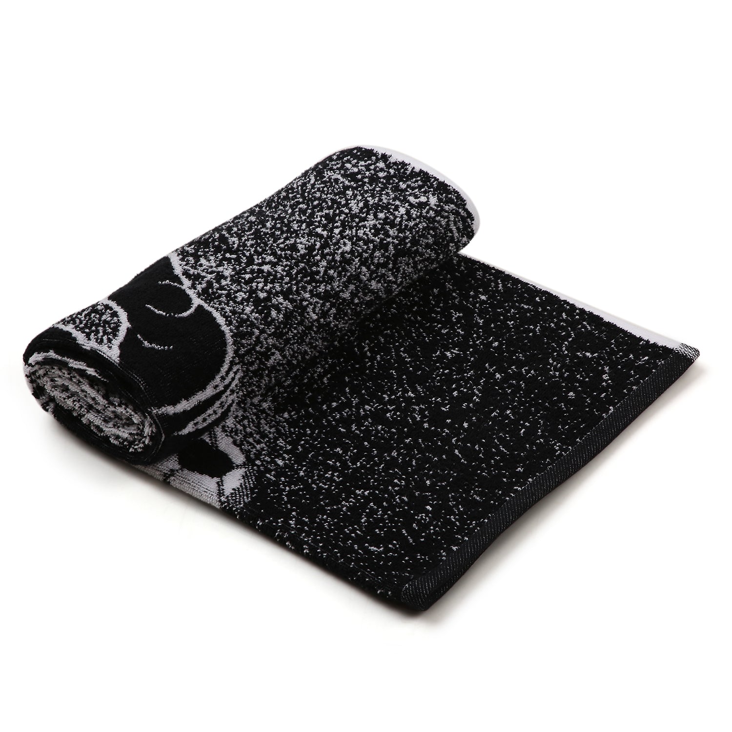 Black & White Football Towel