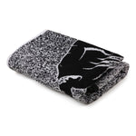 Load image into Gallery viewer, Black &amp; White Football Towel
