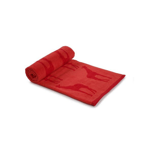 Red Giraffe Towel