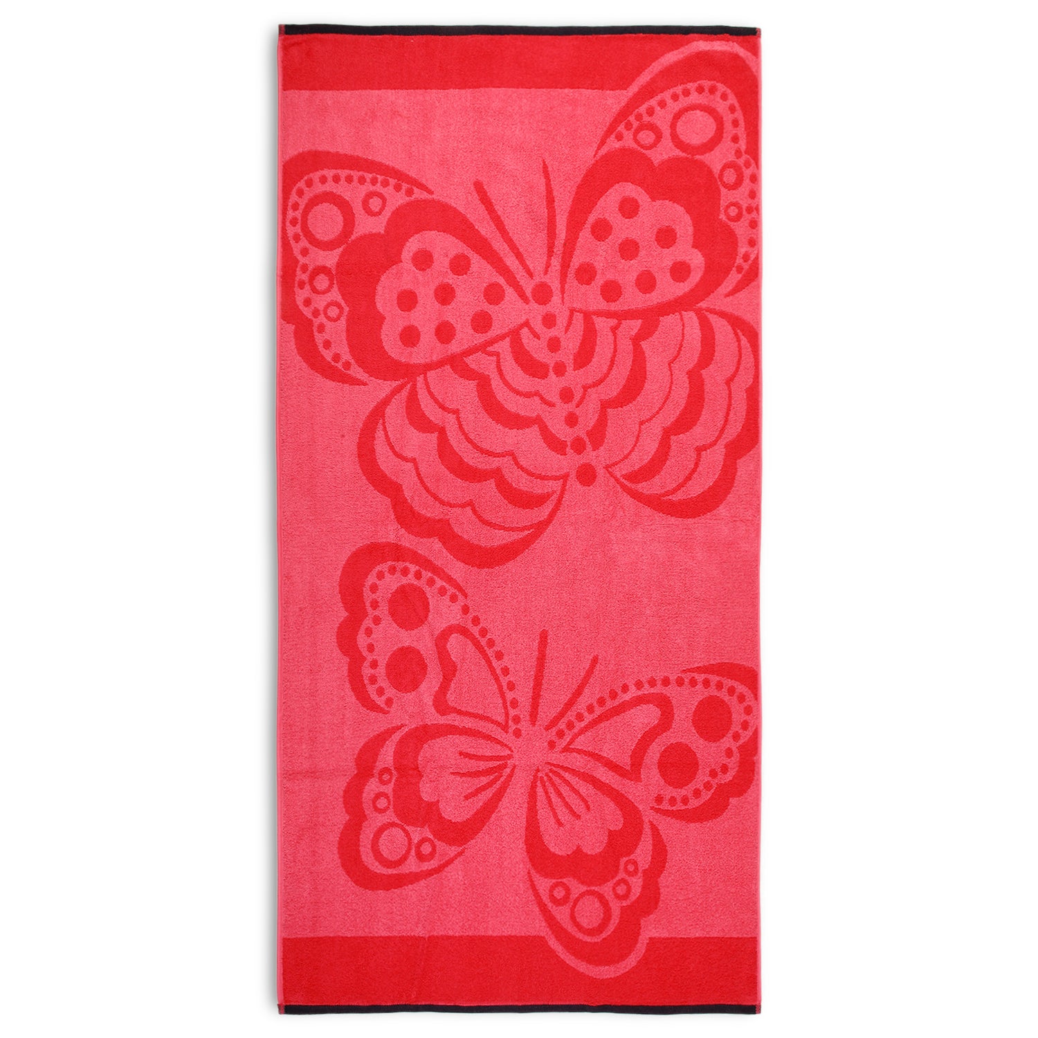 Pink Butterfly Towel