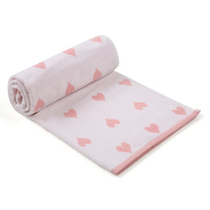Pink Heart Towel