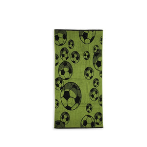 Green & Black Football Towel