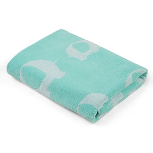 Turquoise Elephant Towel