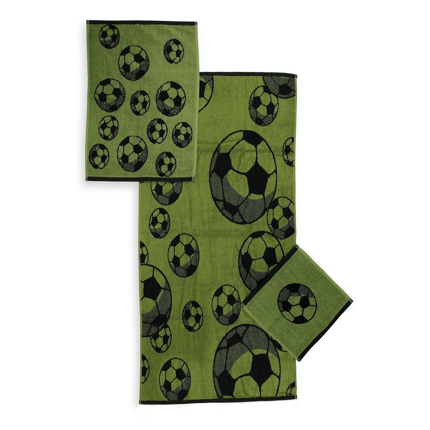 Green & Black Football Set