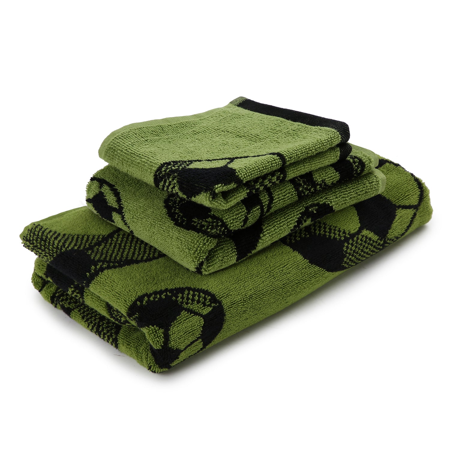 Green & Black Football Set
