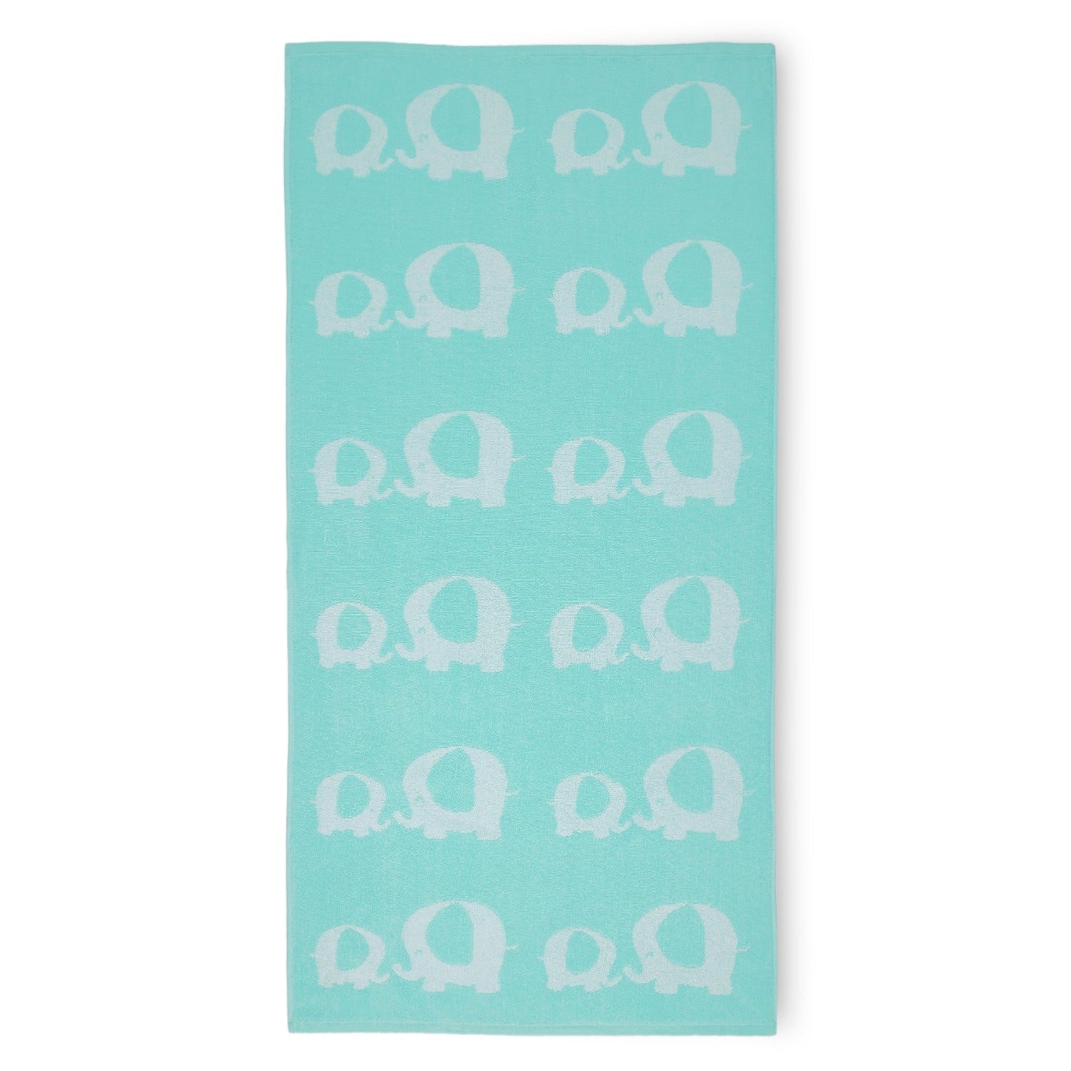 Turquoise Elephant Towel