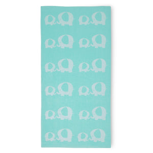 Turquoise Elephant Towel