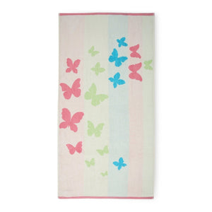 Pastel Butterfly Towel