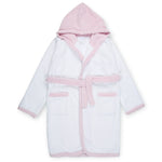 Load image into Gallery viewer, Plain Pink &amp; White Bathrobe
